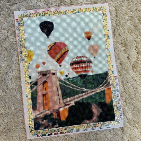 Other - Hot Air Balloon Diamond Art - FINISHED